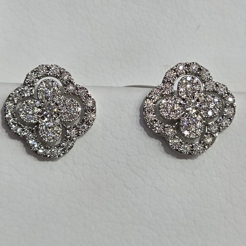 Earings Diamond 18k(4.04)gr (0.5)crt (VVS-FG) L.G.D