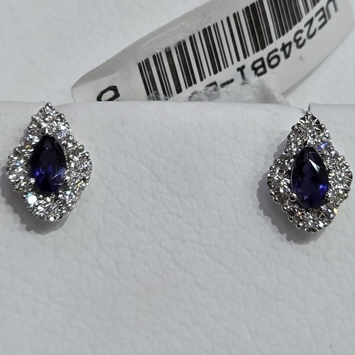 Earings Diamond 18k(2.09)gr (0.15)crt (VVS-FG) L.G.D