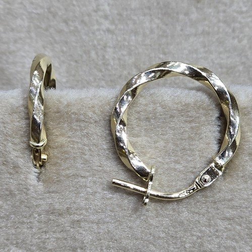 Earings hoops Gold (18k) (0.81)gr size ( 12mm)