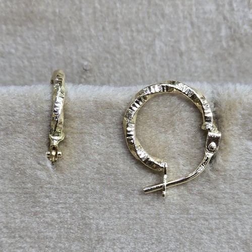 Earings hoops Gold (18k) (0.63)gr size ( 10mm)