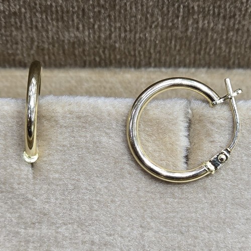 Earings hoops Gold (18k) (0.78)gr size ( 12mm)