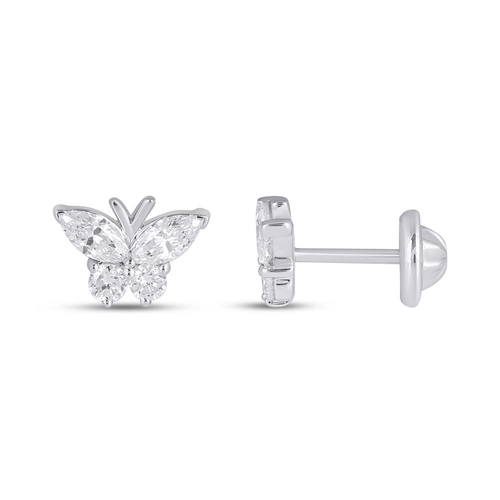 Earings Gold 18k(1.1)gr Diamond (0.28)crt VVS/EF L.G.D