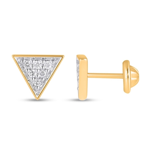 Earings Gold 18k(1.2)gr Diamond (0.1)crt VVS/EF L.G.D