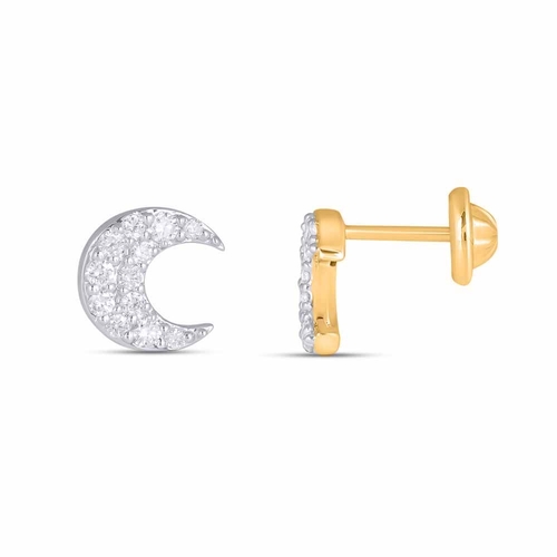 Earings Gold 18k(1.45)gr Diamond (0.25)crt VVS/EF L.G.D