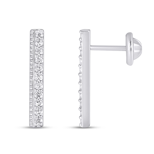 Earings Gold 18k(1.1)gr Diamond (0.11)crt VVS/EF L.G.D