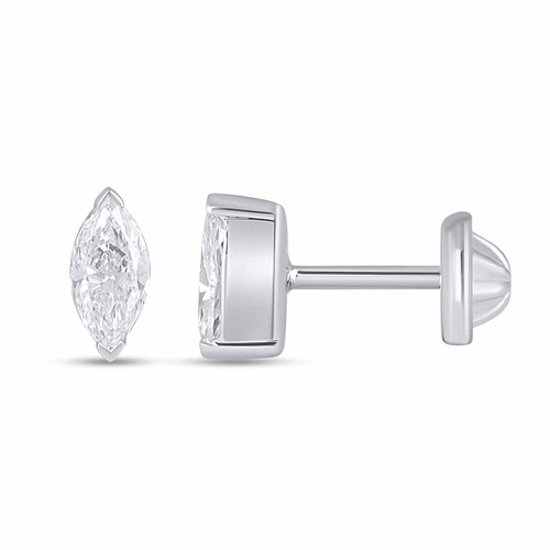 Earings Gold 18k(1.1)gr Diamond (0.3)crt VVS/EF L.G.D