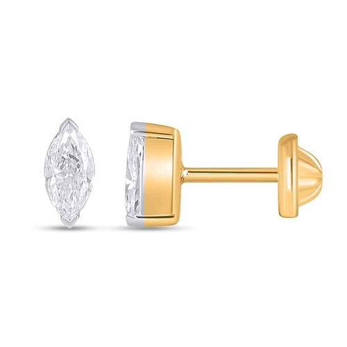 Earings Gold 18k(1.1)gr Diamond (0.3)crt VVS/EF L.G.D
