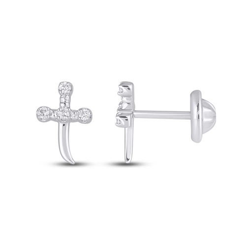 Earings Gold 18k(0.9)gr Diamond (0.05)crt VVS/EF L.G.D