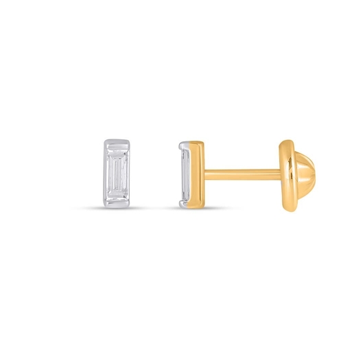 Earings Gold 18k(0.9)gr Diamond (0.12)crt VVS/EF L.G.D