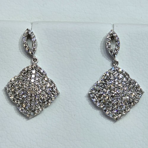 Earings Diamond 18k(4.34)gr (1.16)crt (VVS-FG) L.G.D