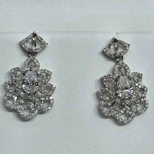 Earings Diamond 18k(4.56)gr (1.28)crt (VVS-FG) L.G.D