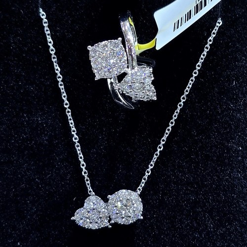 Half set Diamond gold 18k(8.08)gr (1.51)crt (VVS-FG) (L.G.D)