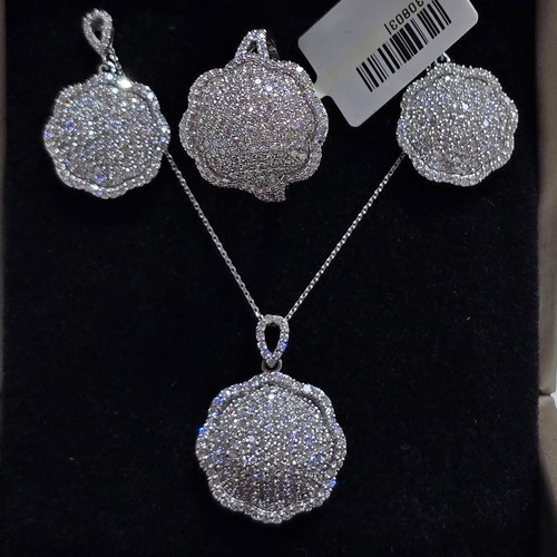 Half set Diamond gold 18k(14.47)gr (3.68)crt (VVS-FG) (L.G.D)