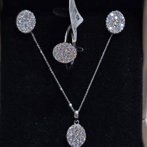 Half set Diamond gold 18k(8.89)gr (2.08)crt (VVS-FG) (L.G.D)