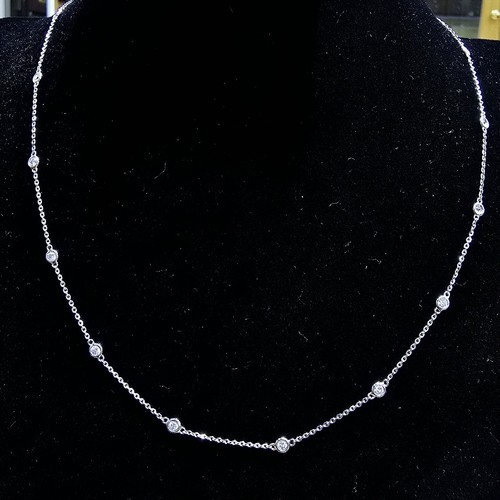 chooker Diamond gold 18k(3.29)gr (0.49)crt (VVS-FG) (L.G.D)50cm