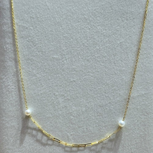 Necklace gold 21k weight (1.85gr) size(40cm) - السلسلة ذهبية