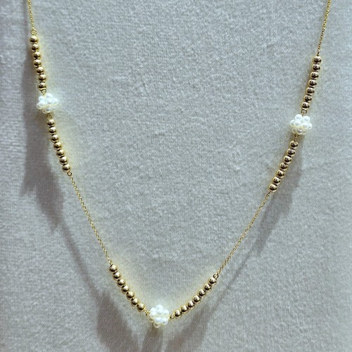 Necklace gold 21k weight (2.32gr) size(40cm)