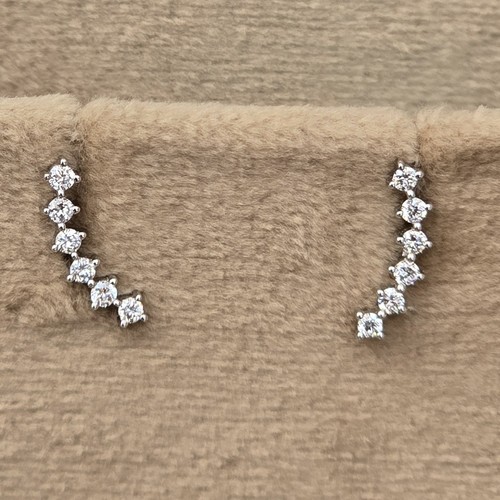 Earings Gold 18k(1)gr Diamond (0.18)crt VVS/EF L.G.D