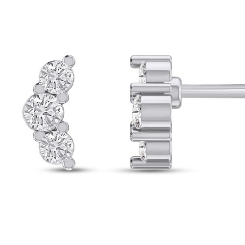 Earings Gold 18k(0.85)gr Diamond (0.1)crt VVS/EF L.G.D