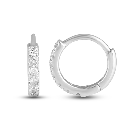 Earings Diamond (0.55)gr(0.12)crt VVS/FG L.G.D size 8mm