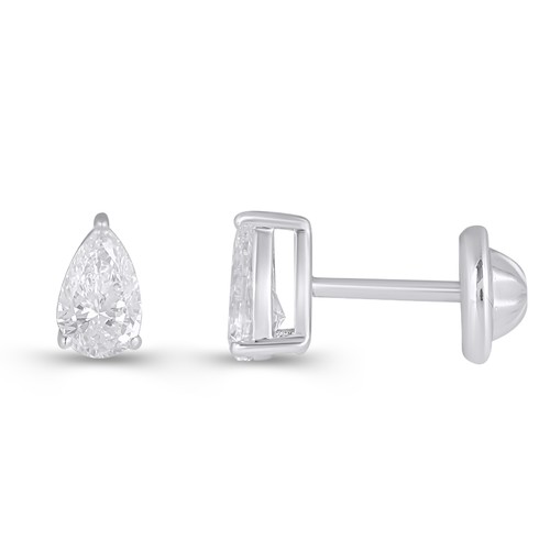 Earings Gold 18k(1)gr Diamond (0.40)crt VVS/EF L.G.D