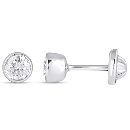 Earings Gold 18k(1.03)gr Diamond (0.30)crt VVS/EF L.G.D