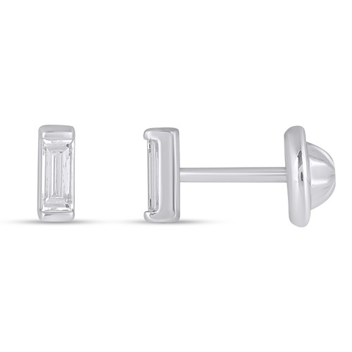 Earings Gold 18k(0.89)gr Diamond (0.13)crt VVS/EF L.G.D