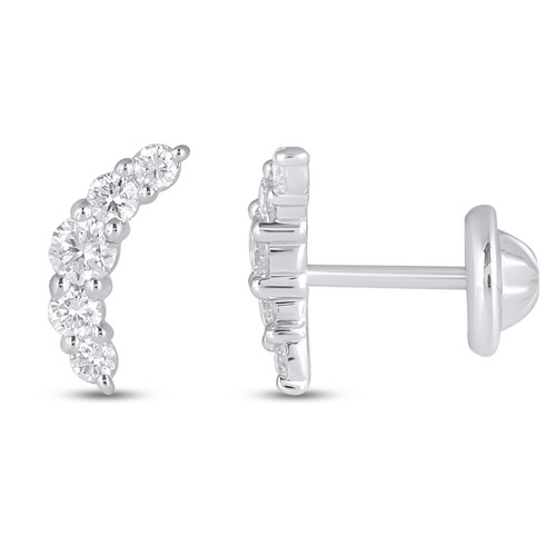 Earings Gold 18k(1)gr Diamond (0.2)crt VVS/EF L.G.D