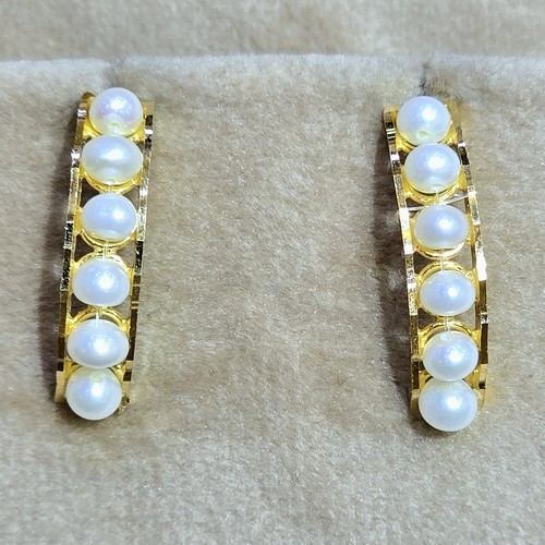 Earing lulu Gold(21k) weight(3.1)gr