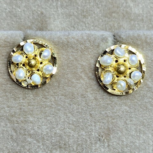 Earing lulu Gold(21k) weight(2.3)gr size M