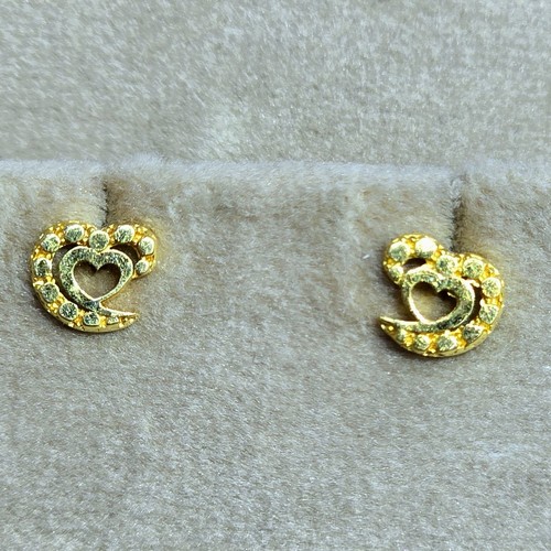 Earings gold (21k) weight (1.55)gr for daily use