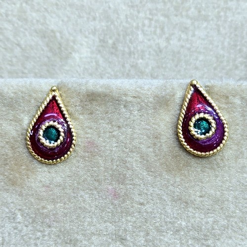 Earing gold (21k) weight (1.35)gr Making per piece