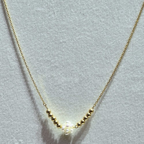 Necklace gold 21k weight (1.97gr) size(40cm)