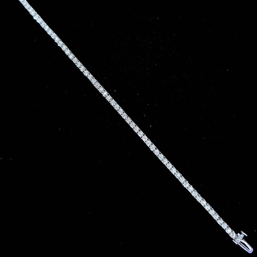 Tennis breclet Diamond (18k) weight (8.61)gr (0.80)crt (VVS-EF) size 19cm L.G.D