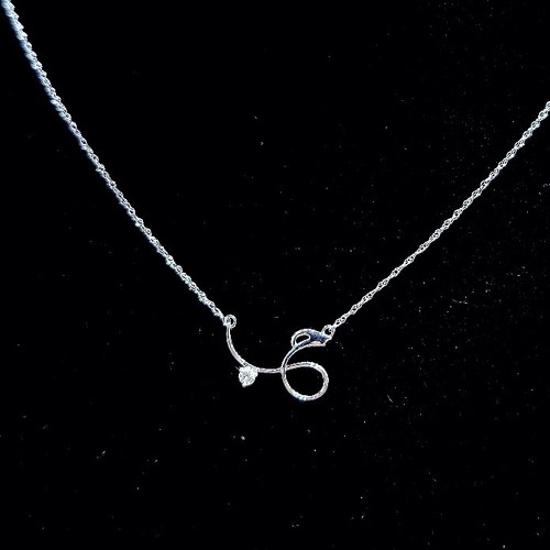 pendant Diamond (1)gr (0.05)crt Gold 18k VVS/FG L.G.D size 50,40,30cm