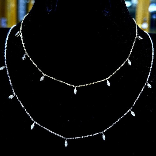 chooker Diamond (1.7)gr (0.36)crt Gold 18k VVS/FG L.G.D size 50,45,40,35cm - Marqees shape