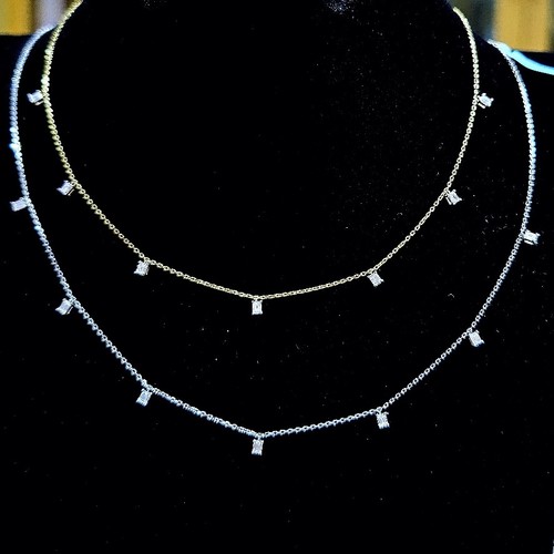 chooker Diamond (1.7)gr (0.36)crt Gold 18k VVS/FG L.G.D size 50,45,40,35cm - Square shape