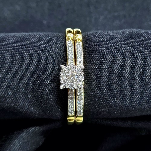 Twins Diamond (18k) weight (3.1)gr (0.17)crt (VVS-FG)L.G.D