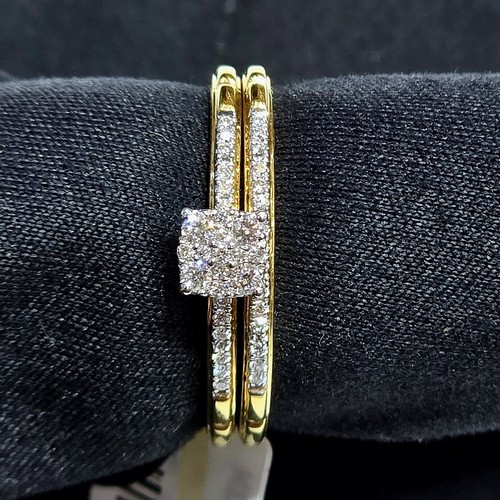 Twins Diamond (18k) weight (3.06)gr (0.18)crt (VVS-FG)L.G.D