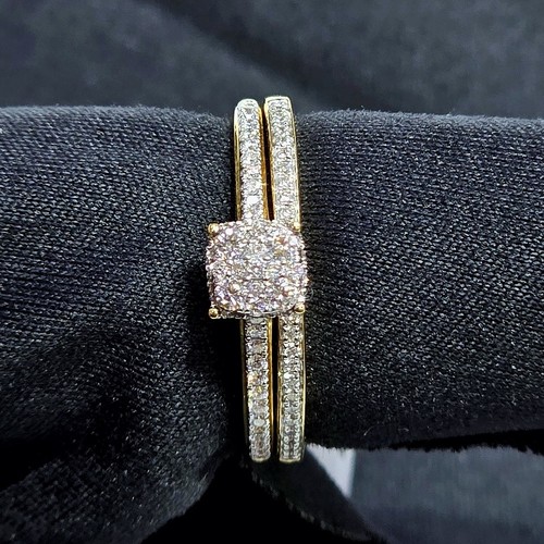 Twins Diamond (18k) weight (3.4)gr (0.3)crt (VVS-FG)L.G.D