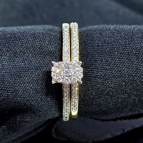 Twins Diamond (18k) weight (3.1)gr (0.23)crt (VVS-FG)L.G.D
