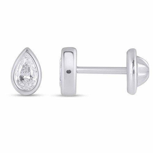 Earings Gold 18k(0.9)gr Diamond (0.10)crt VVS/EF L.G.D