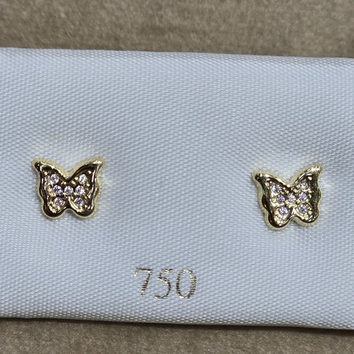 Earings Gold (18k) weight (0.4-0.7)gr safety Lock per piece