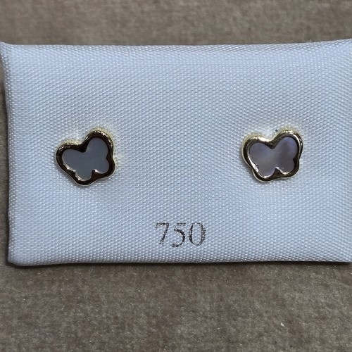 Earings Gold (18k) weight (0.4-0.7)gr safety Lock per piece