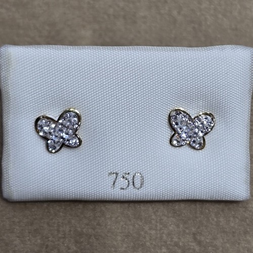 Earings Gold (18k) weight (0.4-0.7)gr safety Lock per piece