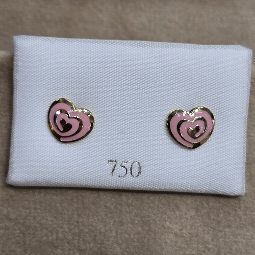 Earings Gold (18k) weight (0.4-0.7)gr safety Lock per piece