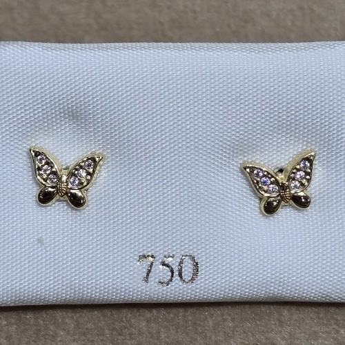 Earings Gold (18k) weight (0.4-0.7)gr safety Lock per piece