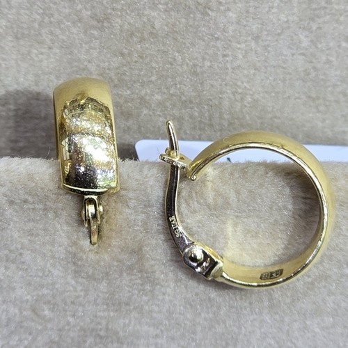 Earings hoops Gold (18k) (1.6)gr size ( 12mm)