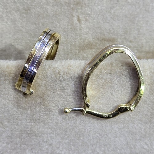 Earings hoops Gold (18k) (1.1)gr size ( 12mm)