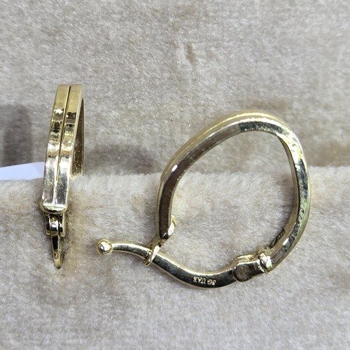 Earings hoops Gold (18k) (1)gr size ( 12mm)